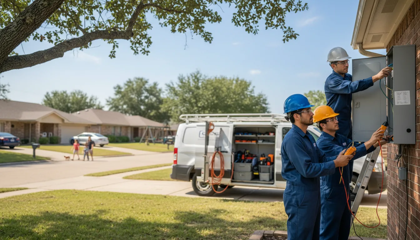 Certified electrician providing emergency electrical services in Hartford, IL
